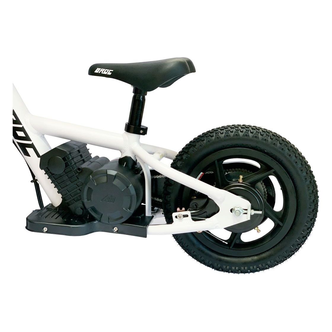 Broc Usa 12-inch Balance Kids E-Bike - White