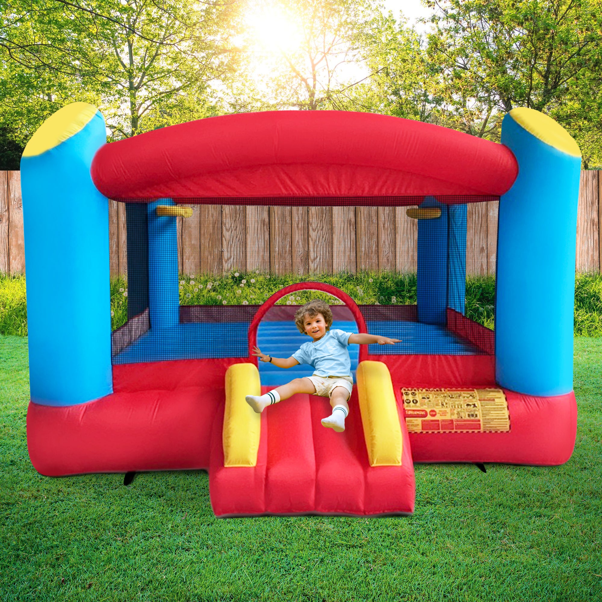 Ultimate Giant Inflatable Outdoor Bounce House Adventure