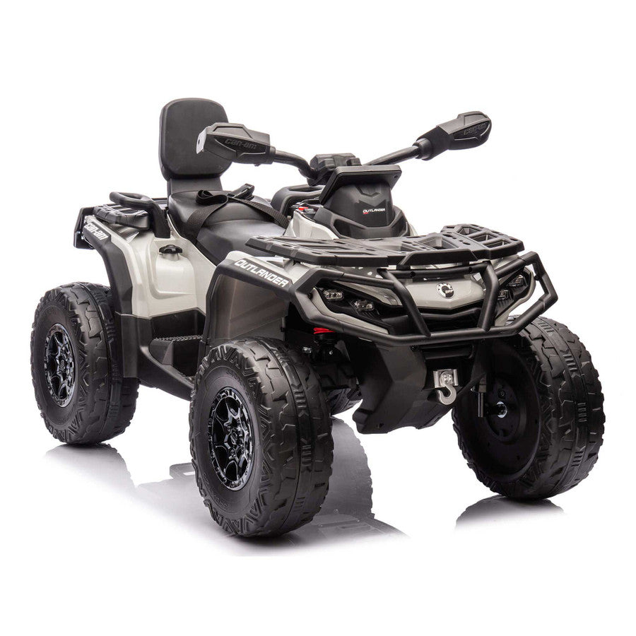 24V Outlander 2-Seater AWD Ride-On ATV Leather Seats, MP3 Bluetooth