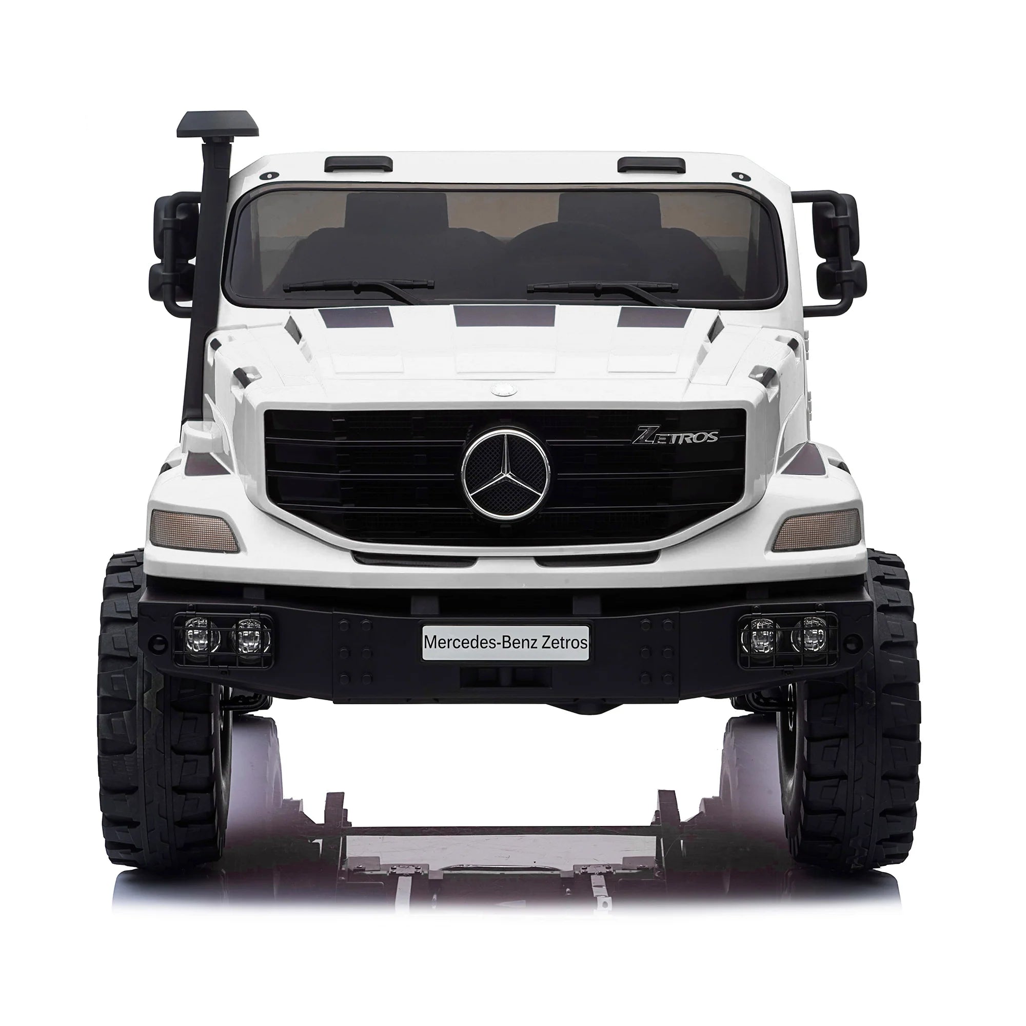 24V Mercedes Zetros Ride-On Car, Parental Remote, Leather Seats, MP3, LED Lights