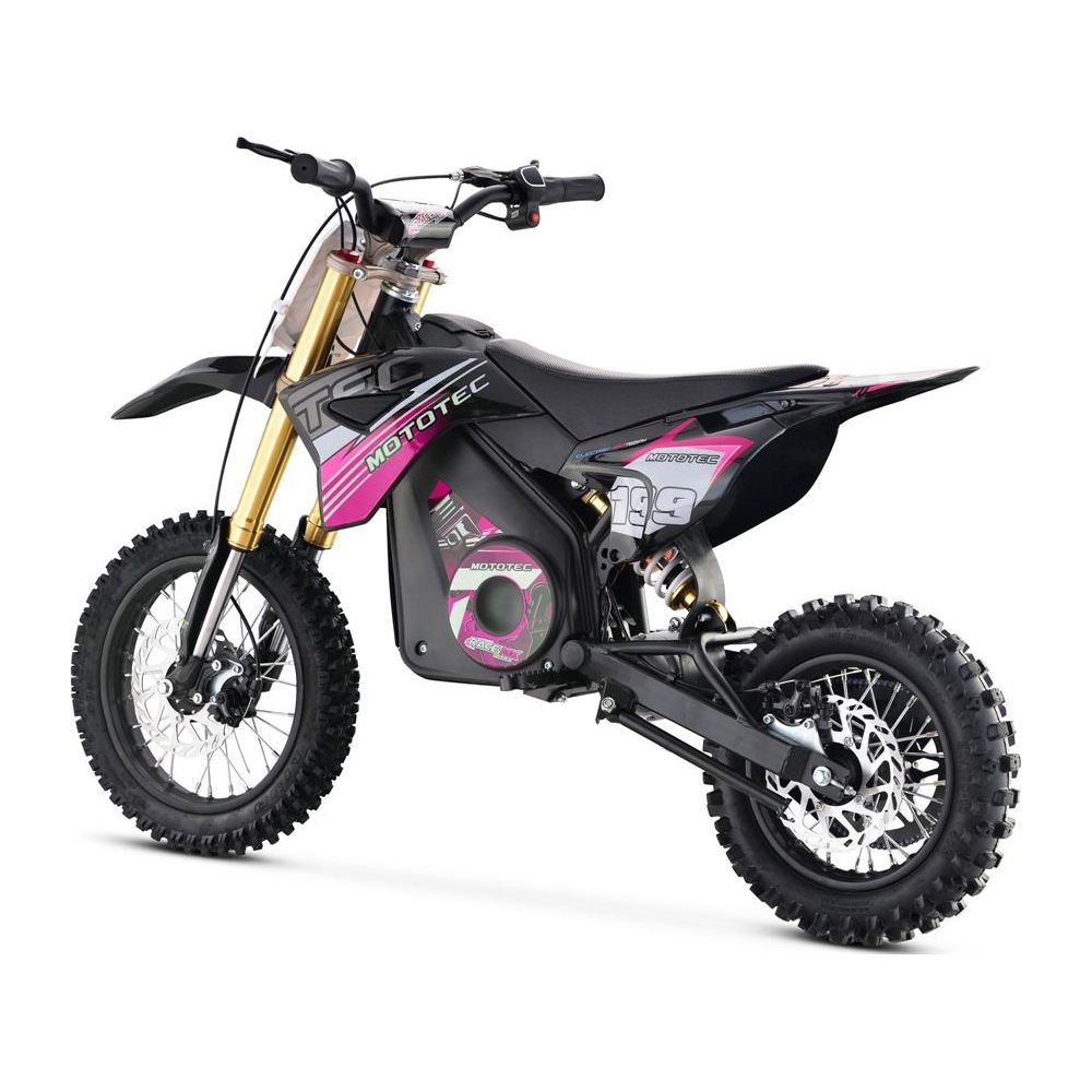 MotoTec 36v Pro Electric Dirt Bike 1000w Lithium Pink