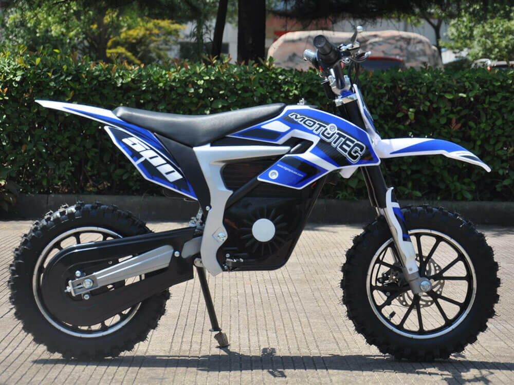 MotoTec 36V Electric Ride-On Dirt Bike 500w | Lithium Blue - Kids Eye Candy 