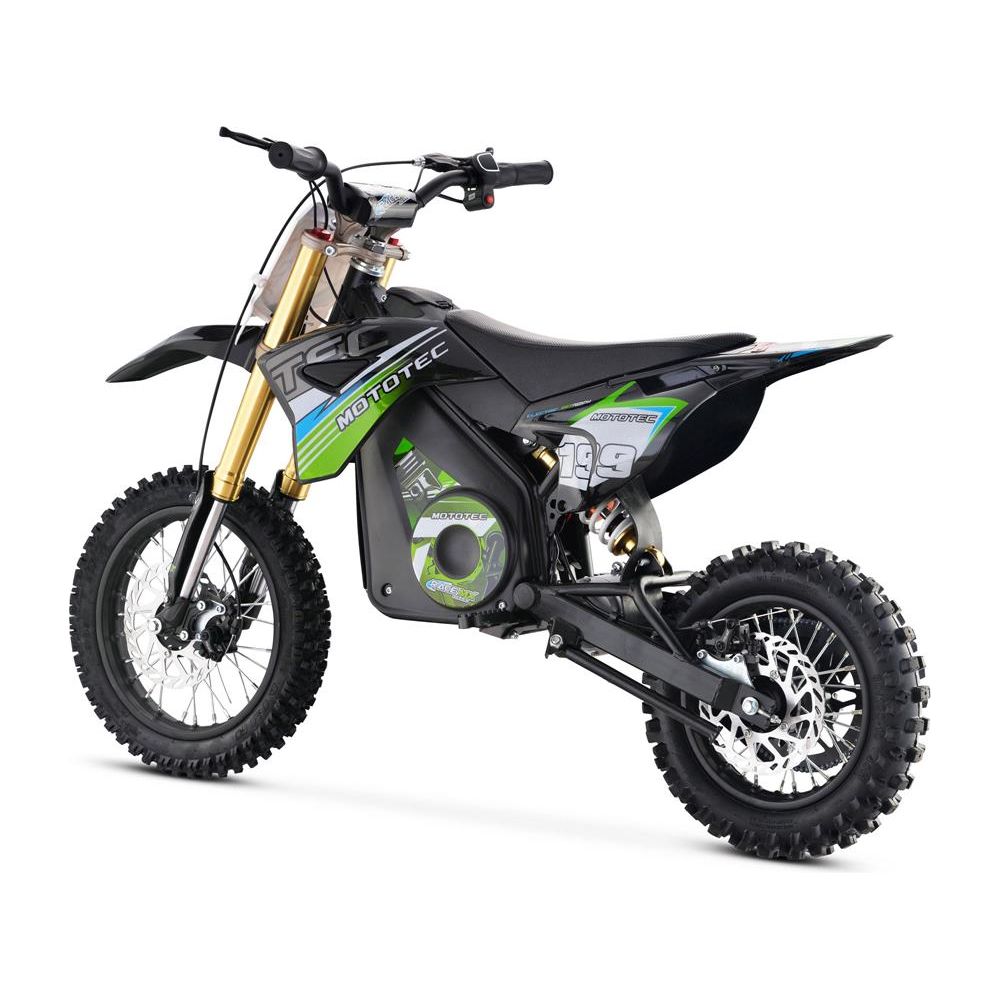 MotoTec 36v Pro Electric Dirt Bike 1000w Lithium Green