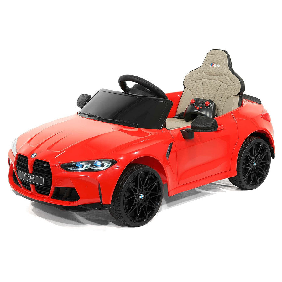 12V BMW M4 Ride On Car MP3 LED Lights Parental Remote