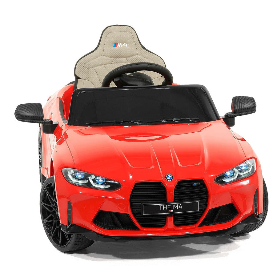 12V BMW M4 Ride On Car MP3 LED Lights Parental Remote