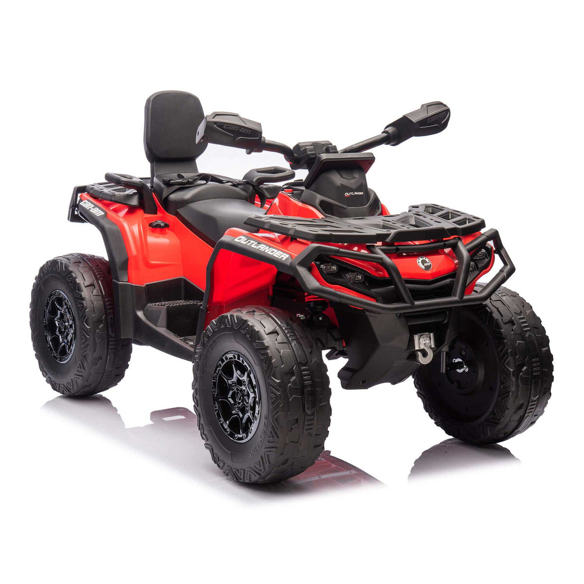 24V Outlander 2-Seater AWD Ride-On ATV Leather Seats, MP3 Bluetooth