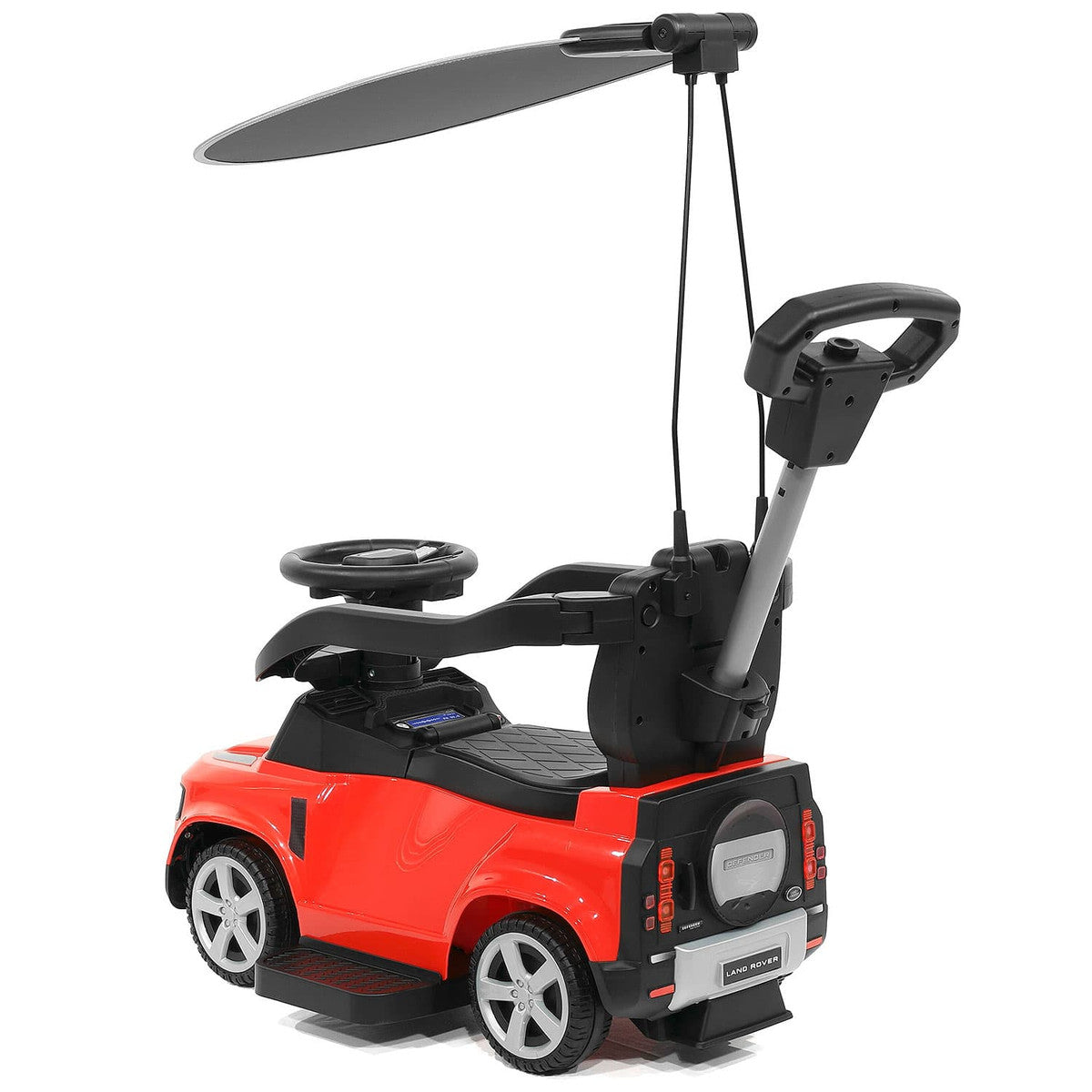 Land Rover Defender Ride-On Push Car Convertible Canopy MP3 Player