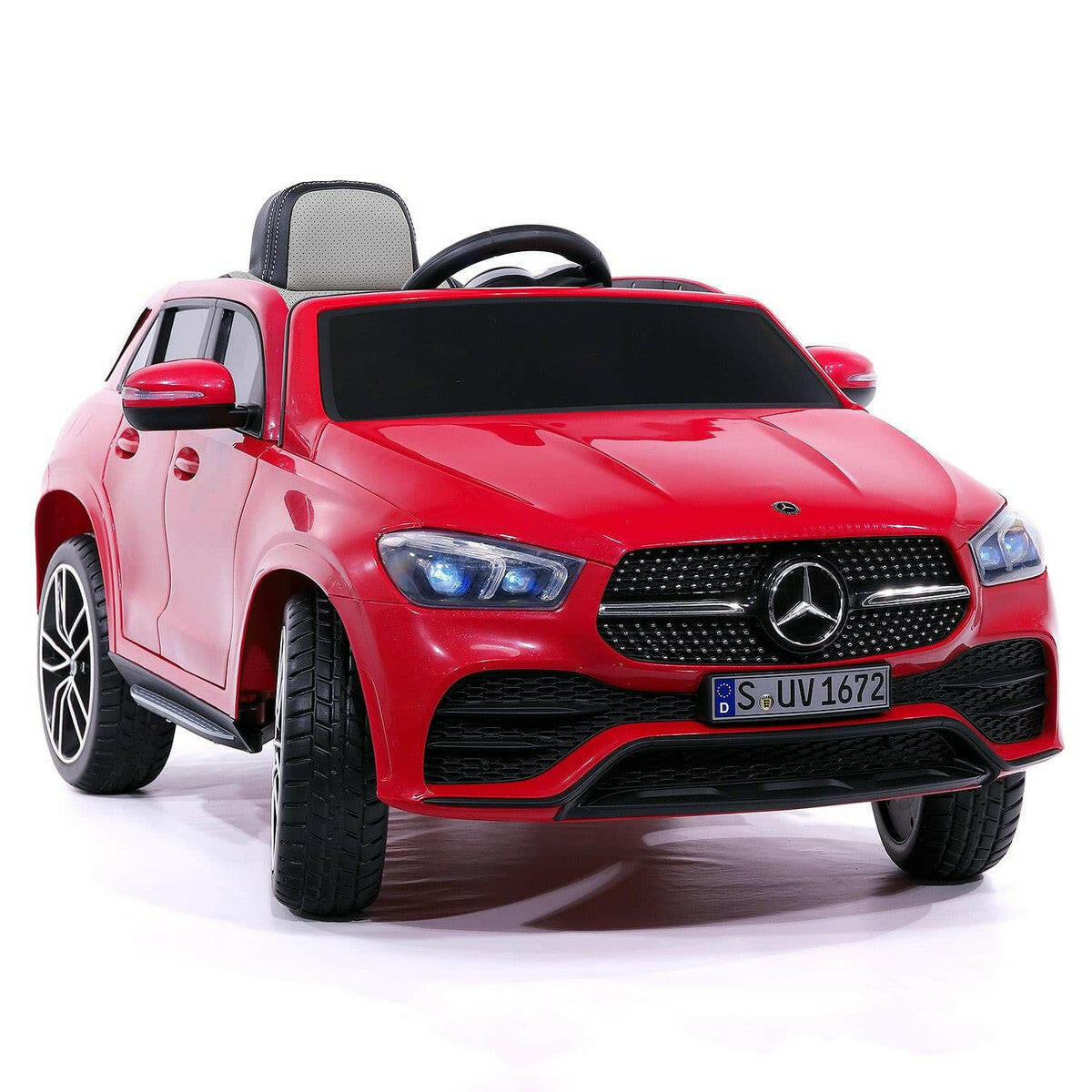 12V Mercedes GLE Ride On Car, Parental Remote, Leather Seats, MP3, LED Lights