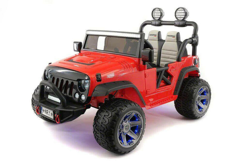 Explorer 12V Kids Truck Best Ride-On Two-Seater Parent Remote, MP3, Leather Seats, LED Wheels - Kids Eye Candy