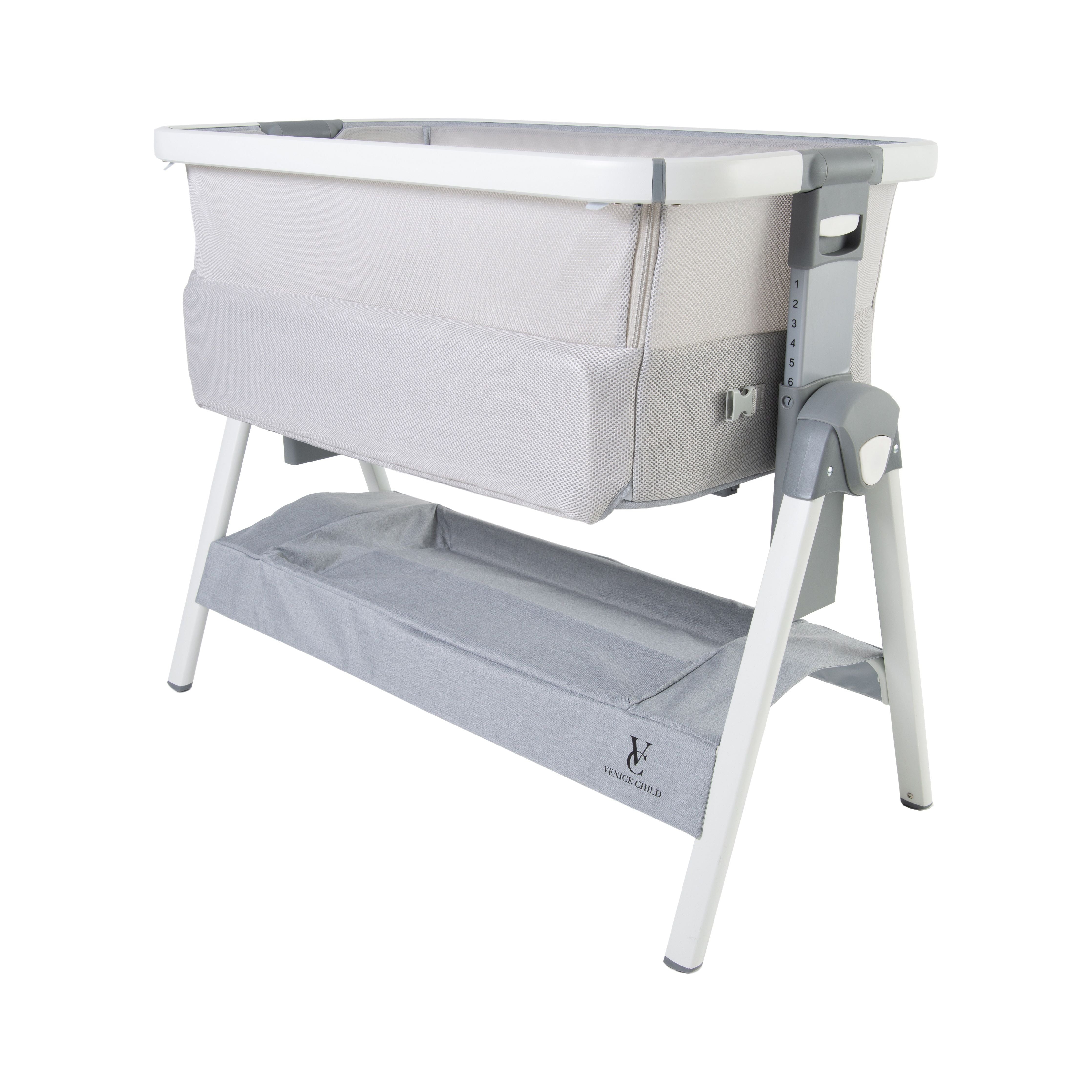 Venice Child California Dreaming Bedside Bassinet - Portable Baby Sleeper