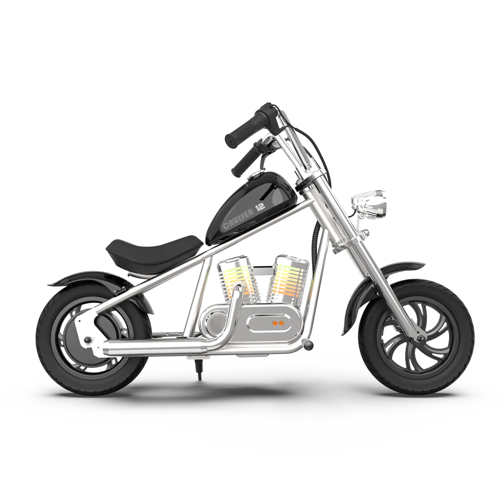 Mini Kids Chopper 24V Cruiser Mach 12 Chrome Plus Kids Motorcycle