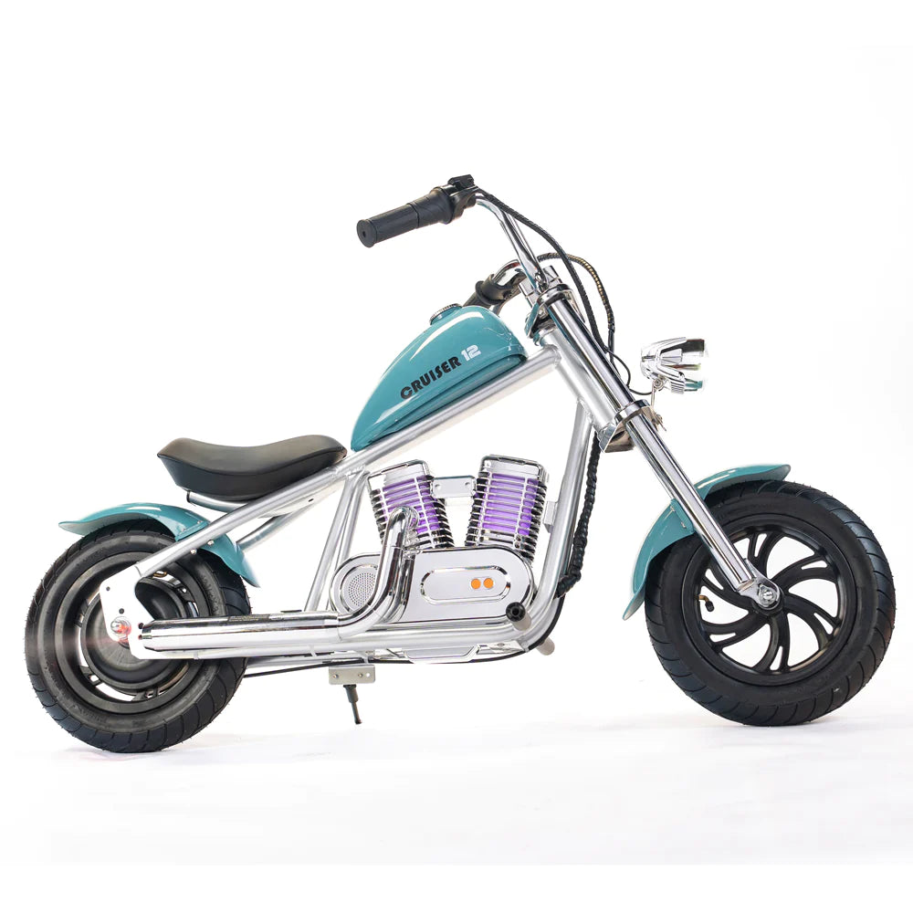 Mini Kids Chopper 24V Cruiser Mach 12 Chrome Plus Kids Motorcycle