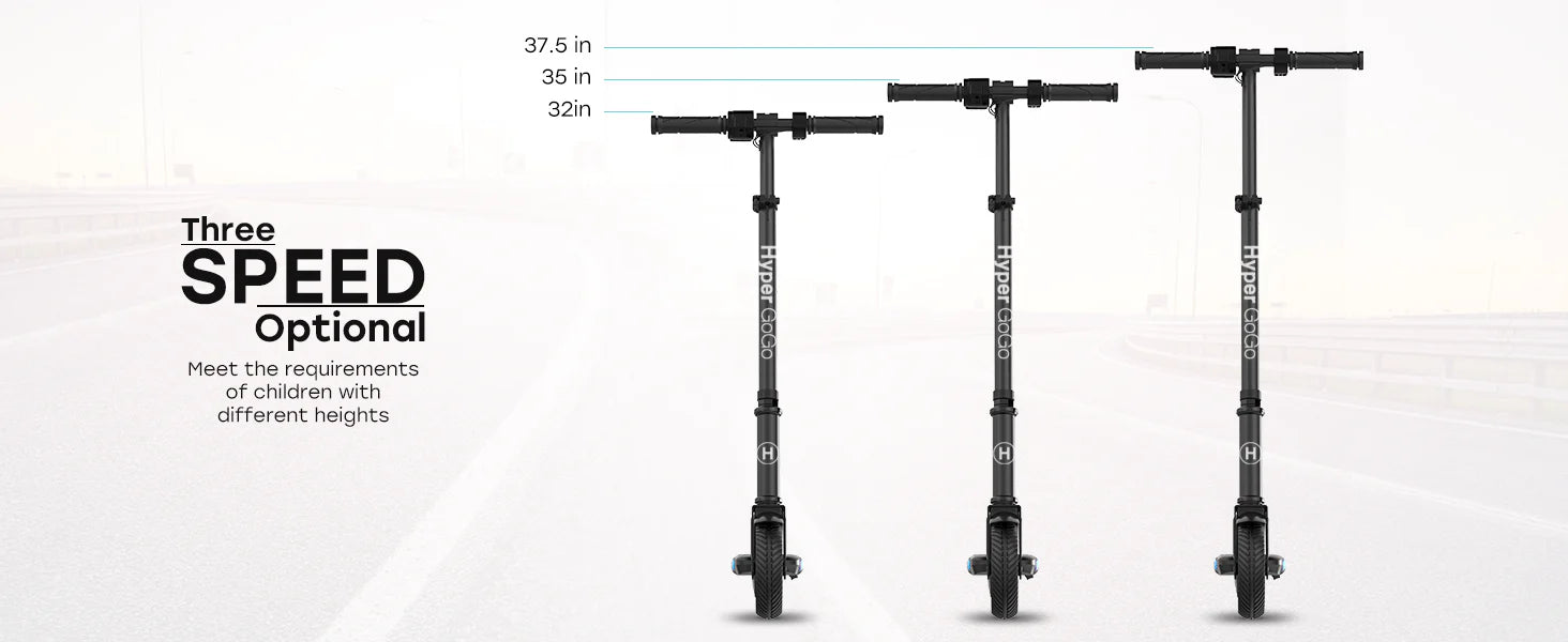 22V KEC Folding Electric Scooter LED Lights