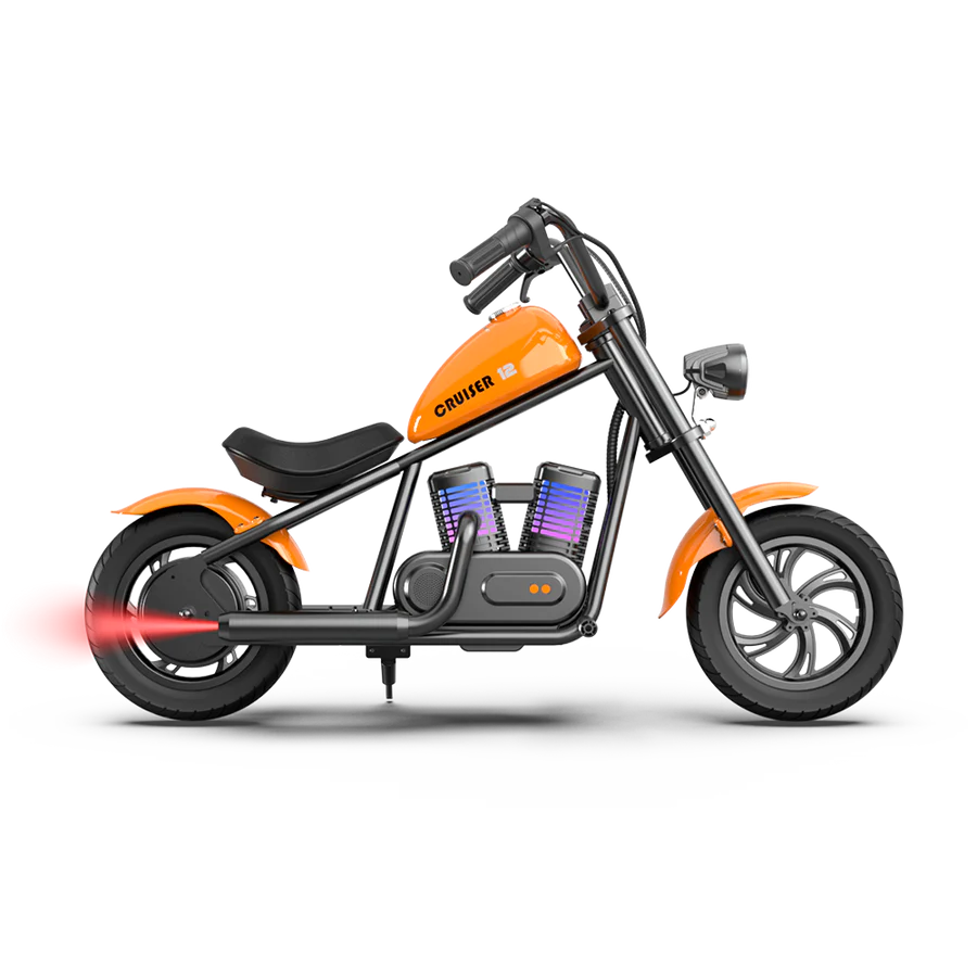 Battery Operated Children's Chopper Bicycles Mini Kids Electric Chopper 24V Cruiser Mach 12 Chrome Plus Green Battery Operated Children's Chopper Bicycles Mini Kids Electric Chopper 24V Cruiser Mach 12 Chrome Plus Green