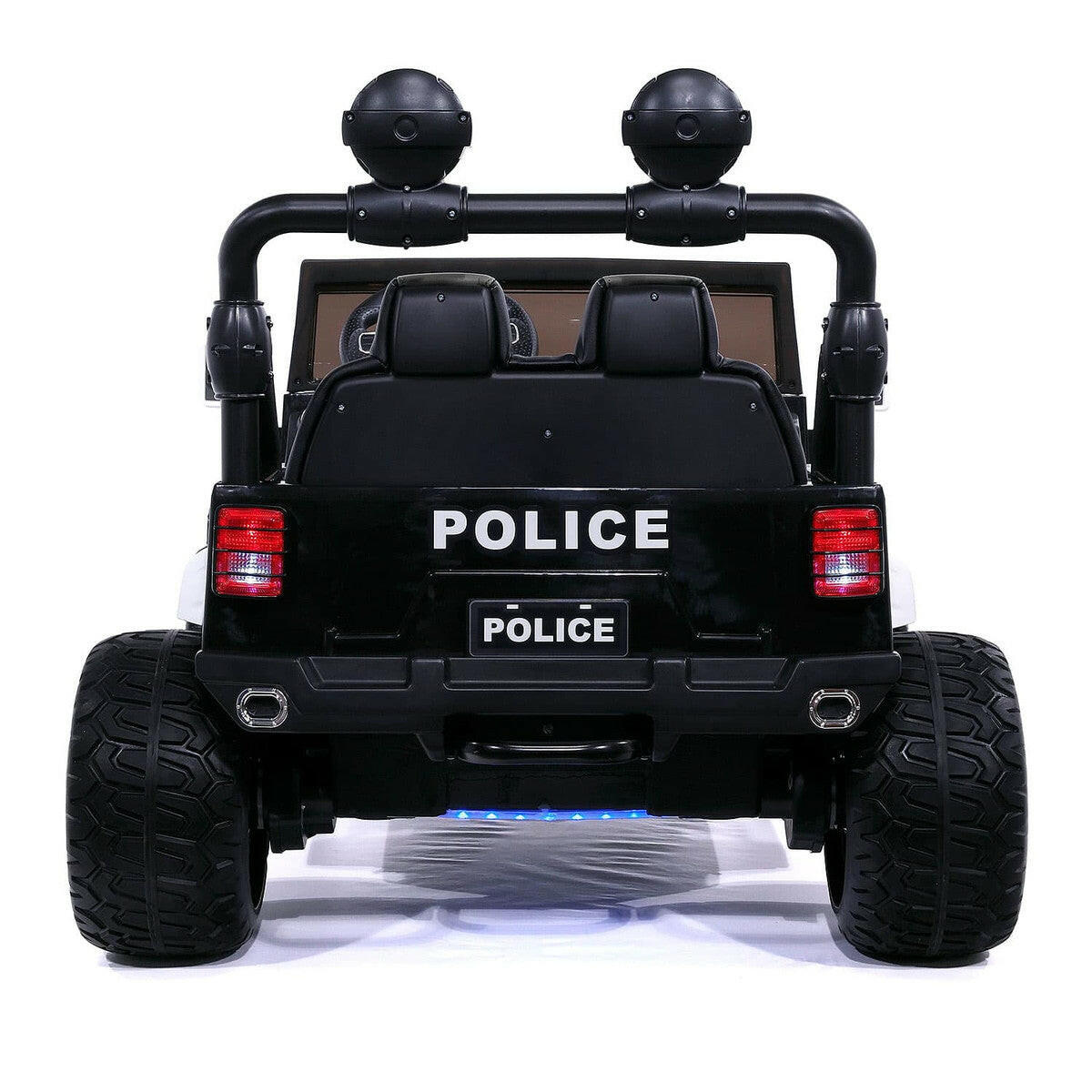 Explorer Police Truck Luces LED MP3 con control remoto para padres, 12 V