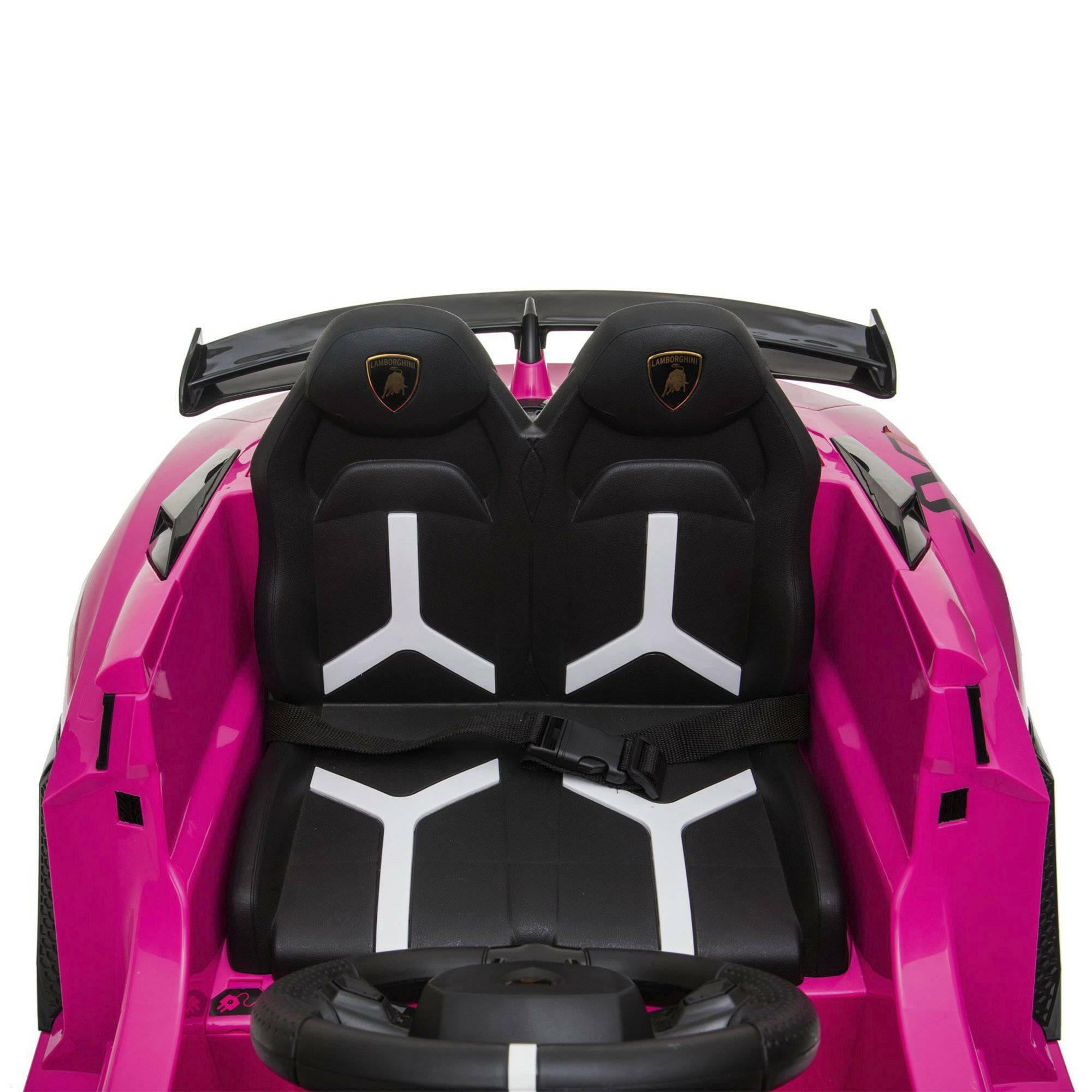 12V Lamborghini Aventador SVG Sports 1 Seater Ride on Car - Dti Direct USA