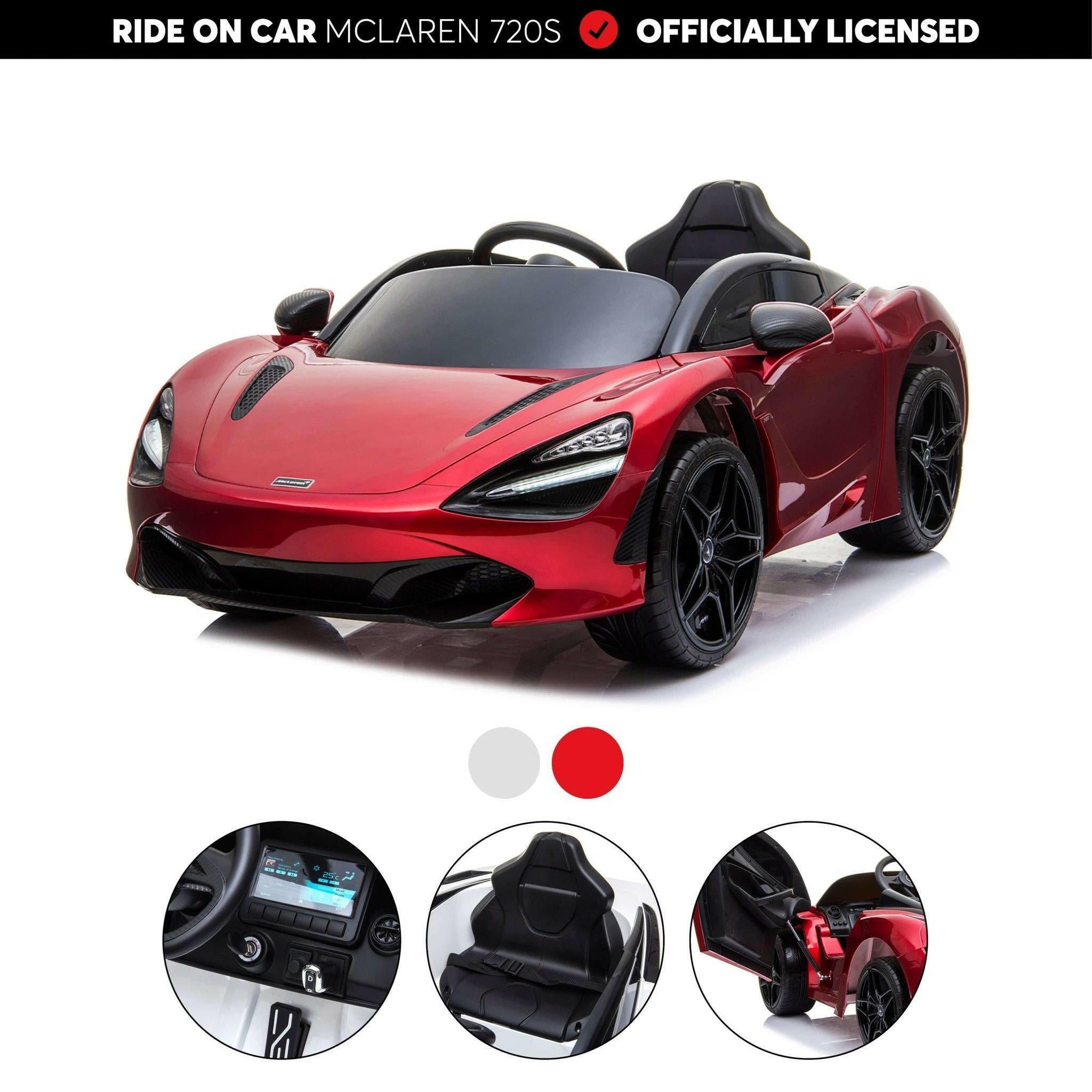 12V McLaren 720S 1 Seater Ride on Car - Dti Direct USA