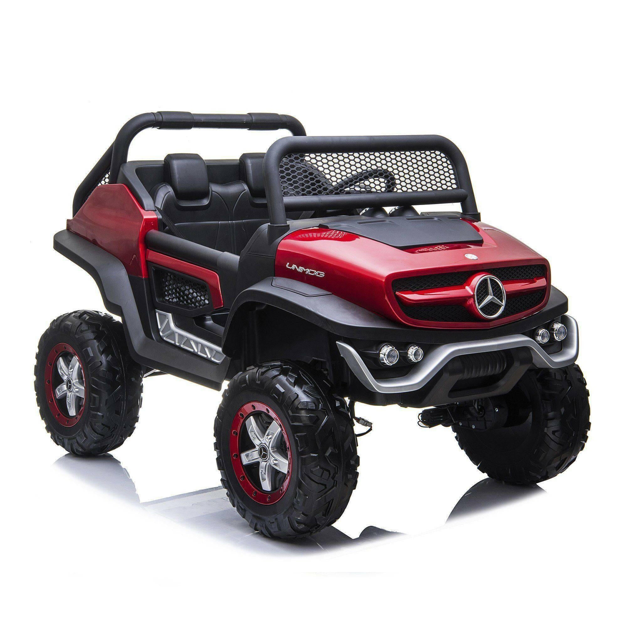 12V Mercedes Benz Unimog 2 Seater Ride on Car - Dti Direct USA