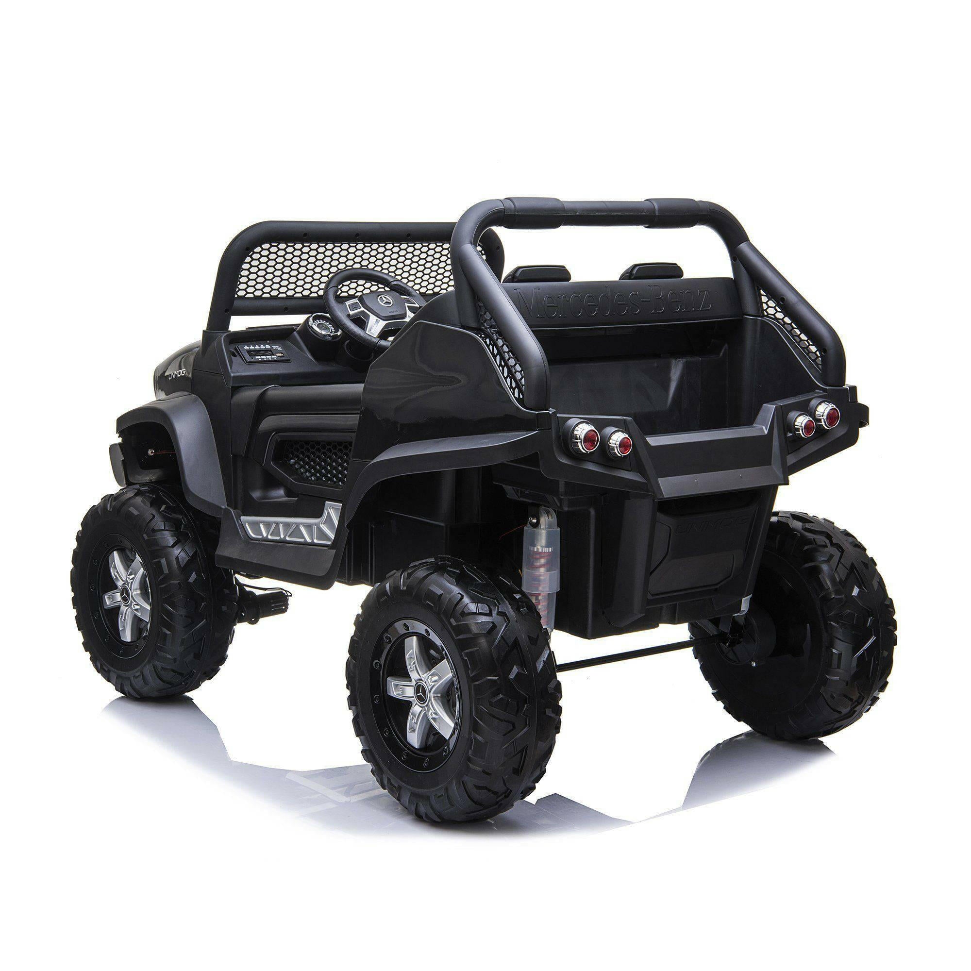 12V Mercedes Benz Unimog 2 Seater Ride on Car - Dti Direct USA