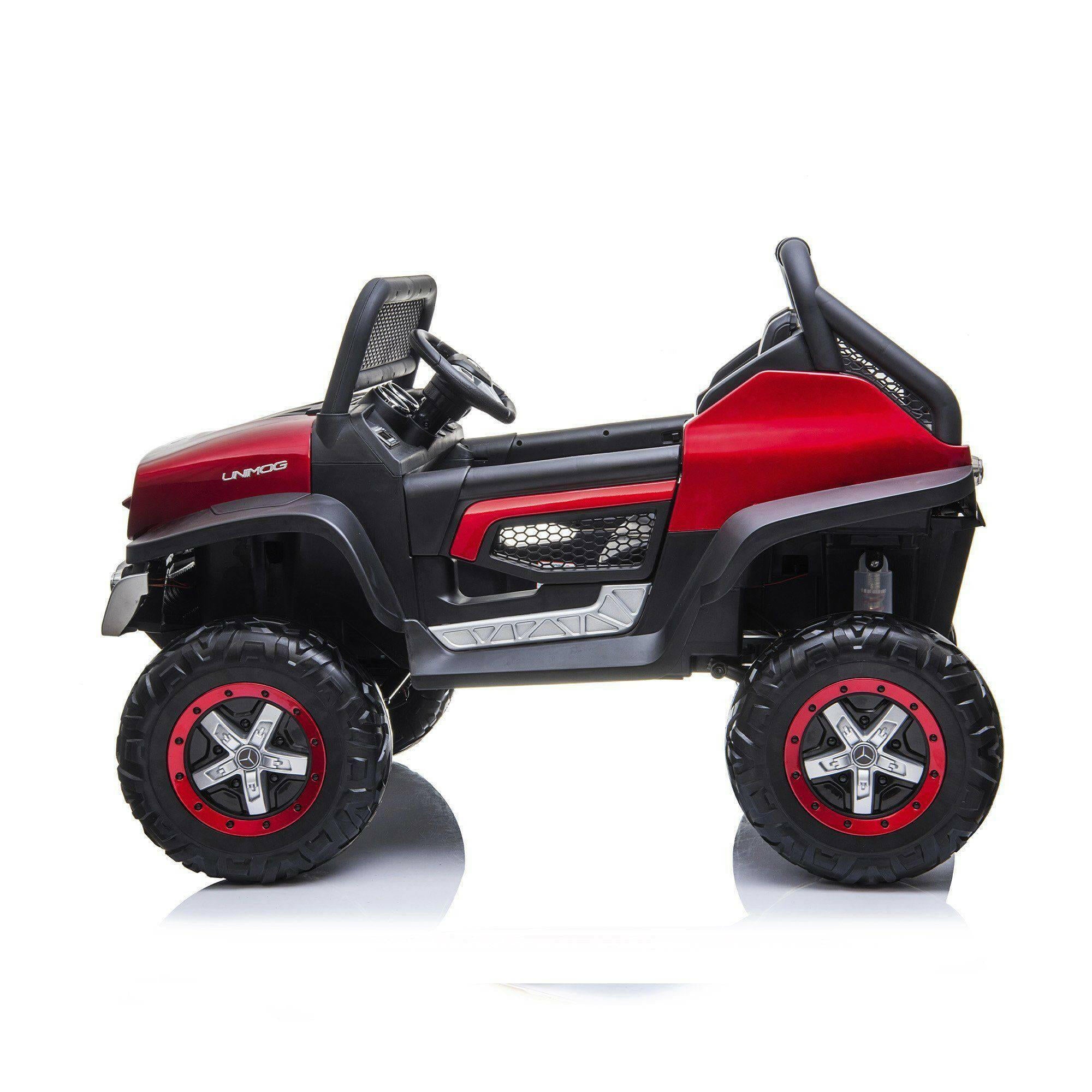 12V Mercedes Benz Unimog 2 Seater Ride on Car - Dti Direct USA