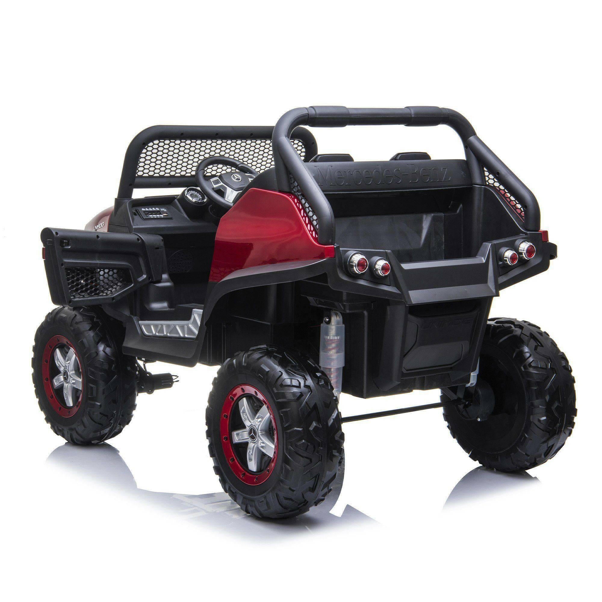 12V Mercedes Benz Unimog 2 Seater Ride on Car - Dti Direct USA