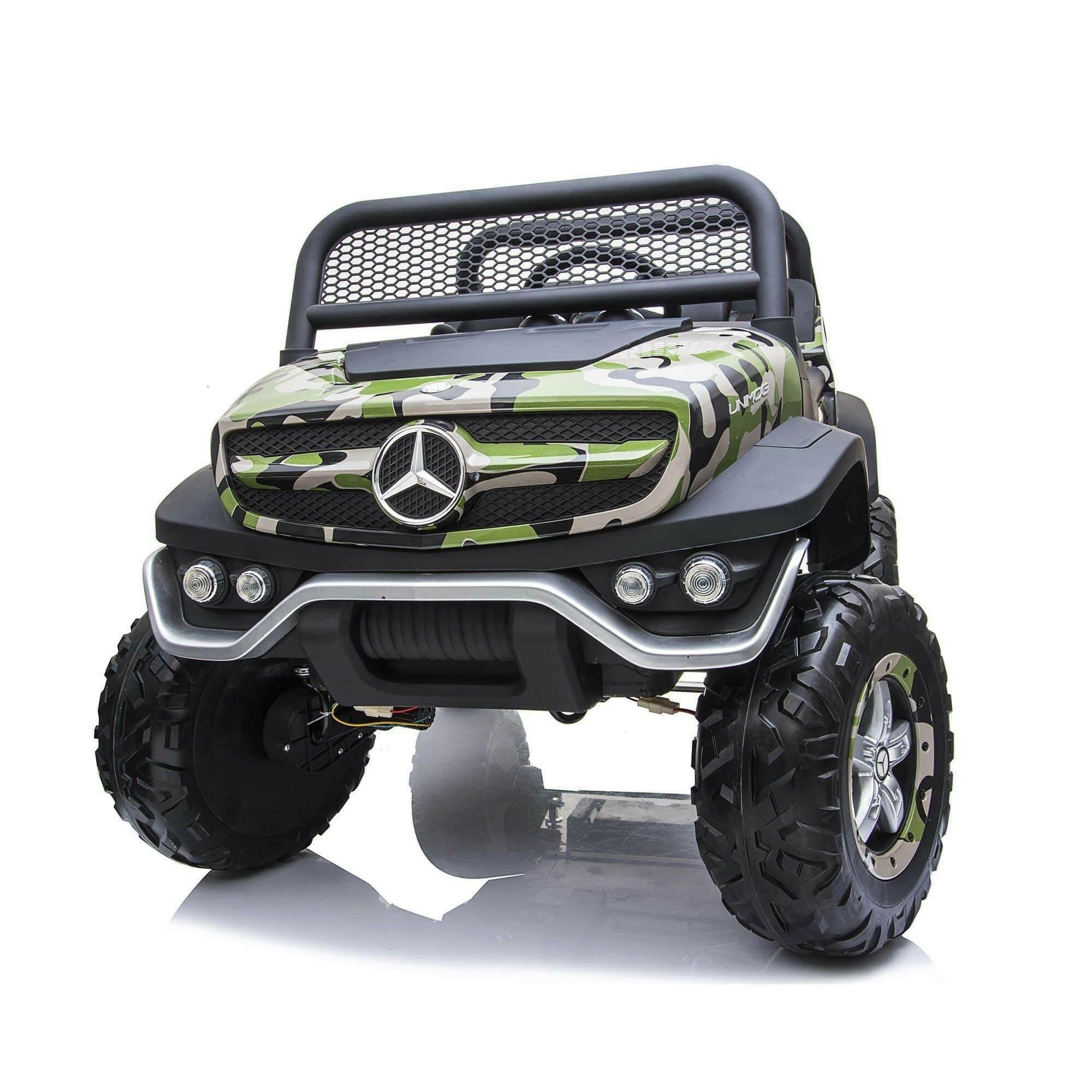 12V Mercedes Benz Unimog 2 Seater Ride on Car - Dti Direct USA