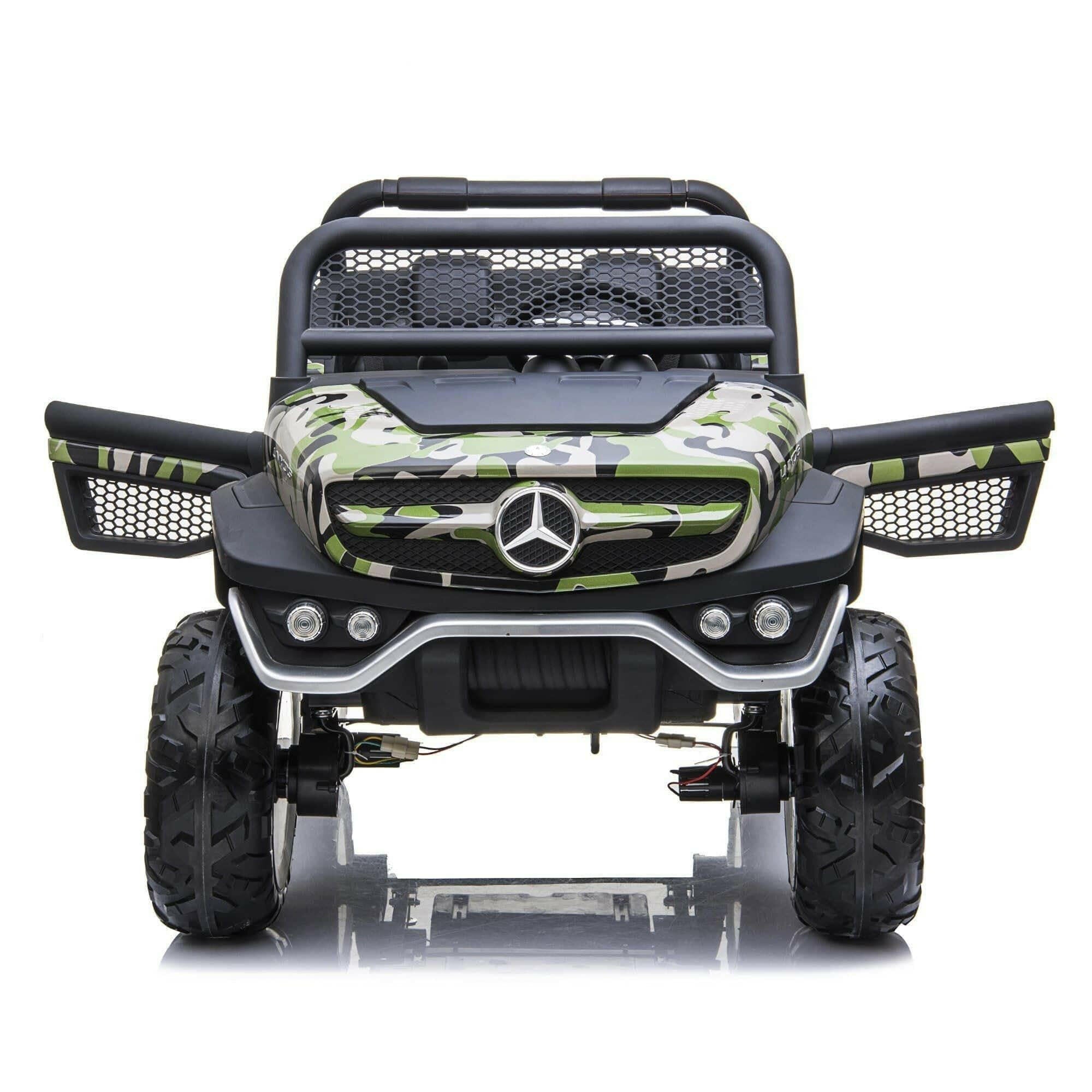12V Mercedes Benz Unimog 2 Seater Ride on Car - Dti Direct USA