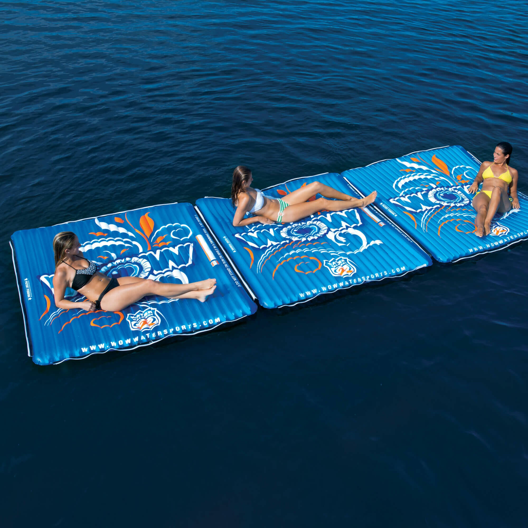 Extended Water Floating Pool Mat 6x6 - Kids Eye Candy 