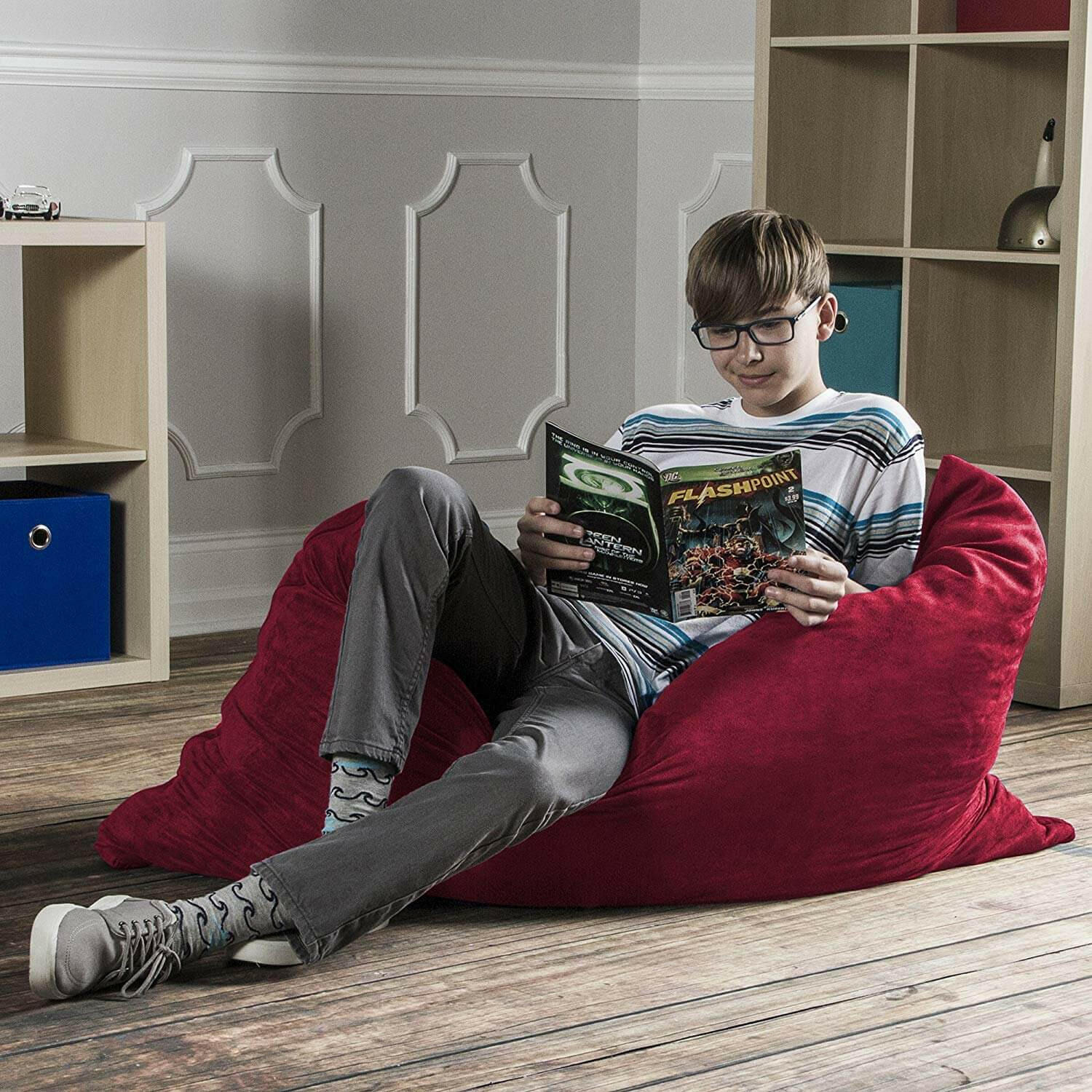 Bean bag reading pillow best sale