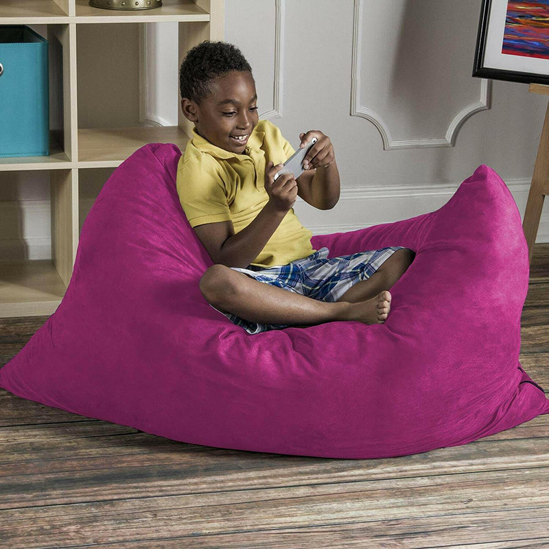 Bean Bag Kids Lounge Chair Pillow 3.5' Made in USA - Kids Eye Candy 