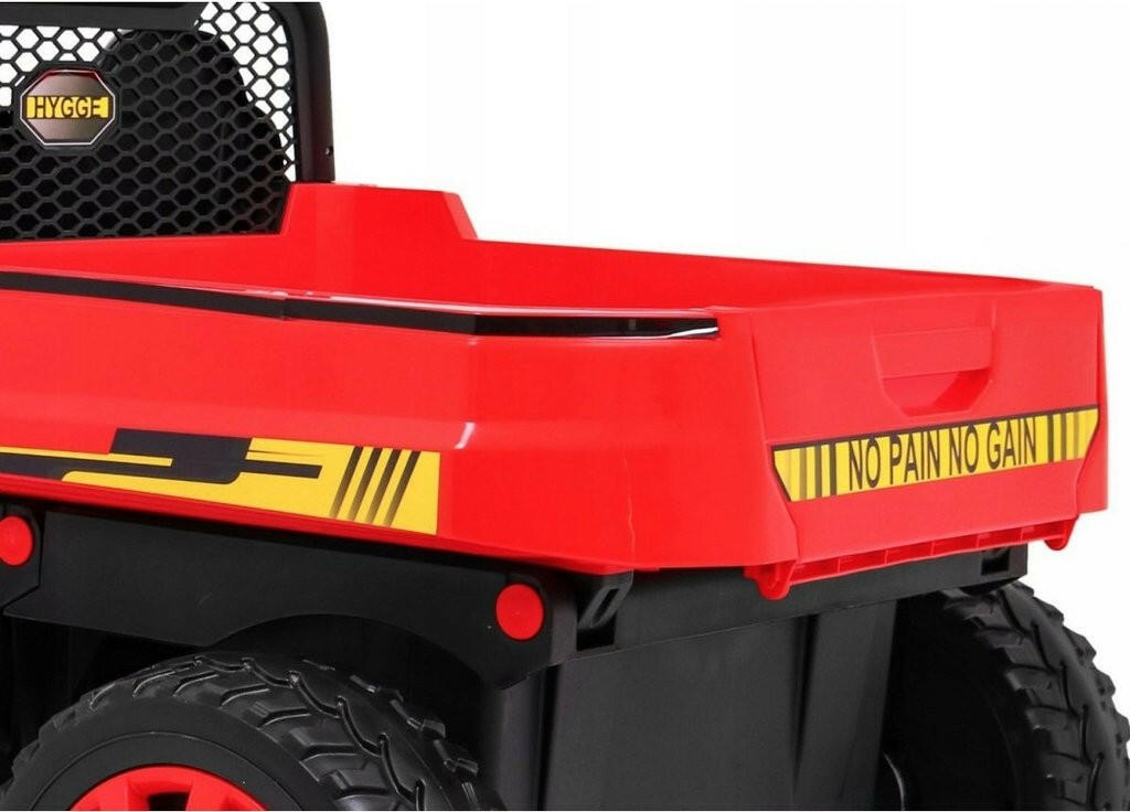 Tractor 24V Ride-On Two-Seater Ride-On Six Wheel Drive with Parental Remote MP3 LED Headlights - Kids Eye Candy