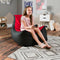 Gaming Kids Xbox PS5 PC Bean Bag Lounger Chair Leather Denim - Kids Eye Candy 