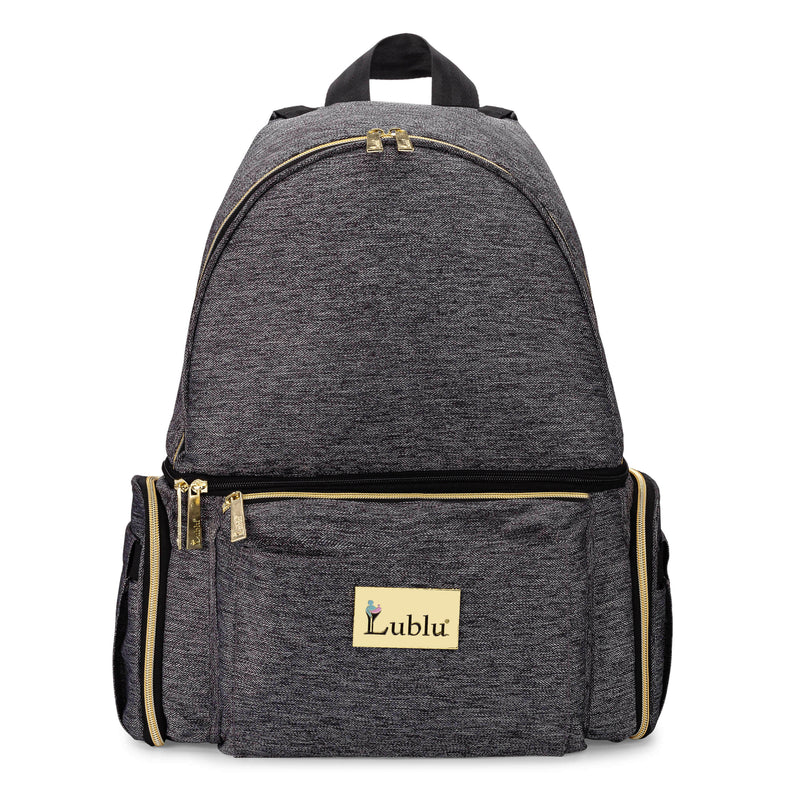 Lublu Baby Hugbag Bundle Backpack, Baby Carrier, Diaper Bag, Diaper Changing Pad.