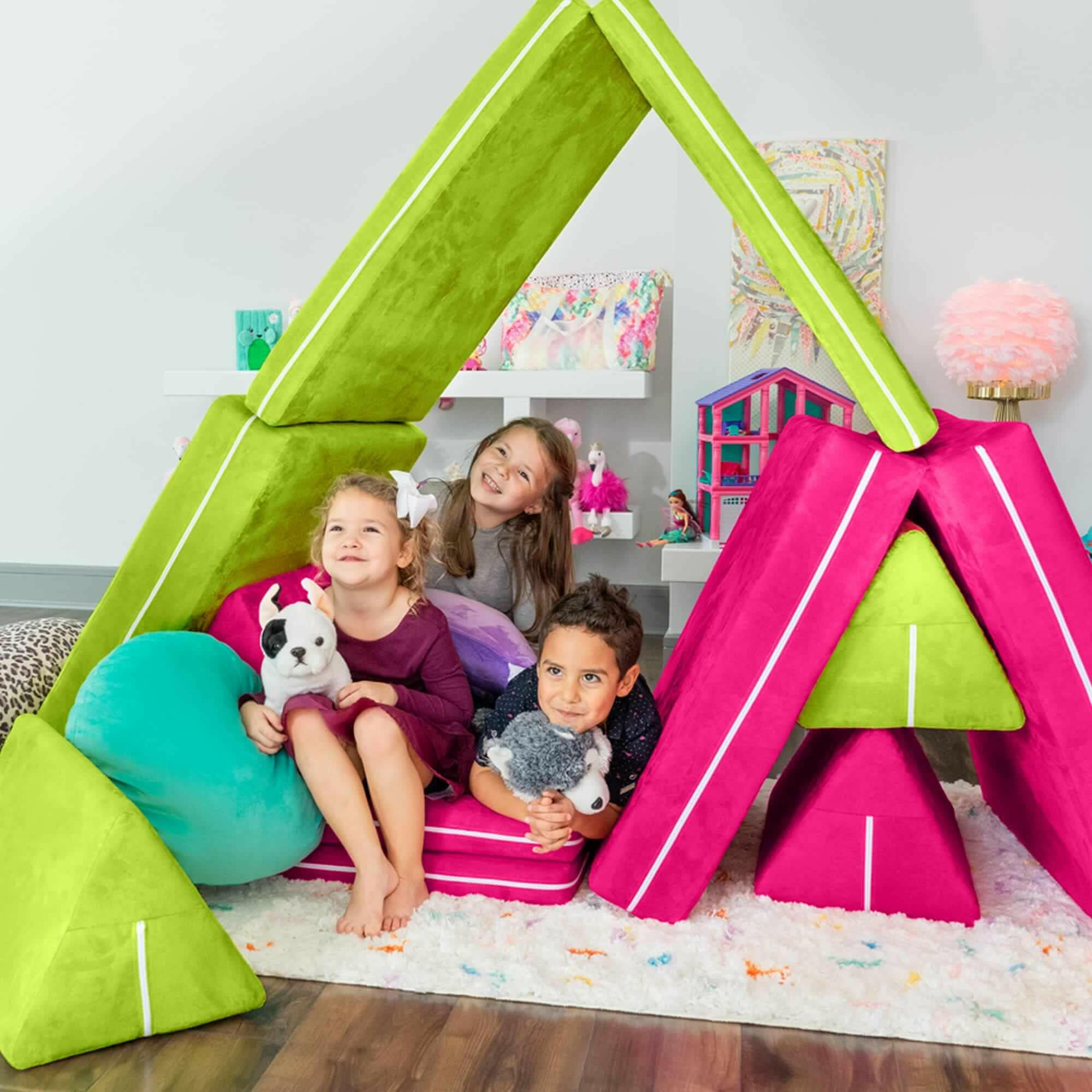 Zipline Playscape Kids Play House Fort Indoor Furniture - Kids Eye Candy 