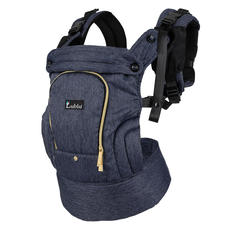 Lublu Baby Hugbag Bundle Backpack, Baby Carrier, Diaper Bag, Diaper Changing Pad.