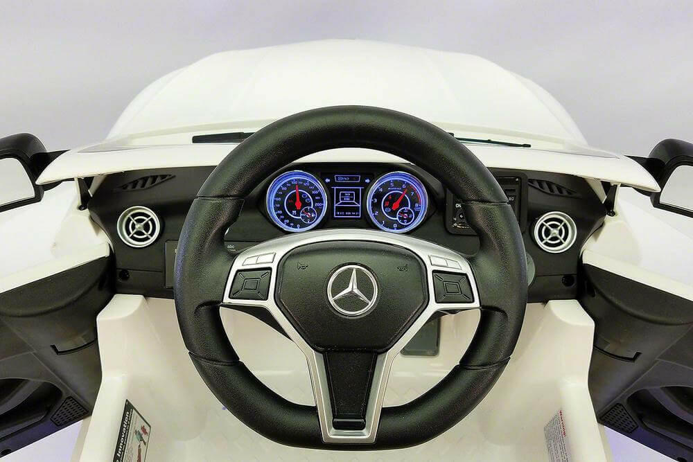 Mercedes Kids 12V CLA45 Ride-On Car Parental Remote, MP3, Leather Seats, LED - Kids Eye Candy