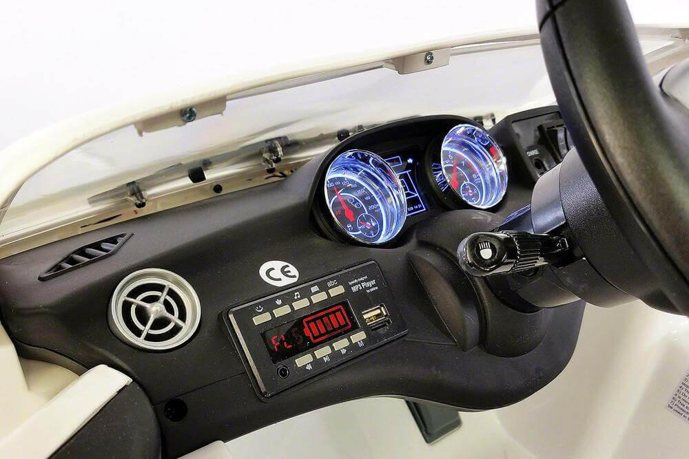 Mercedes Kids 12V CLA45 Ride-On Car Parental Remote, MP3, Leather Seats, LED - Kids Eye Candy