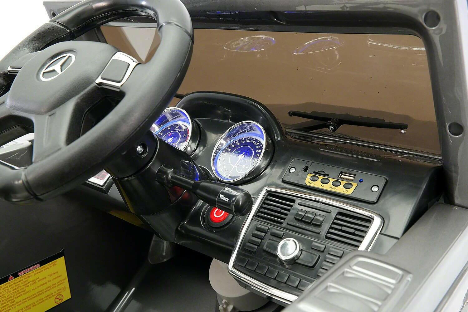 12V Mercedes G65 Truck AMG Kids Ride-On Car w/ MP3, Remote, LED Lights - Kids Eye Candy