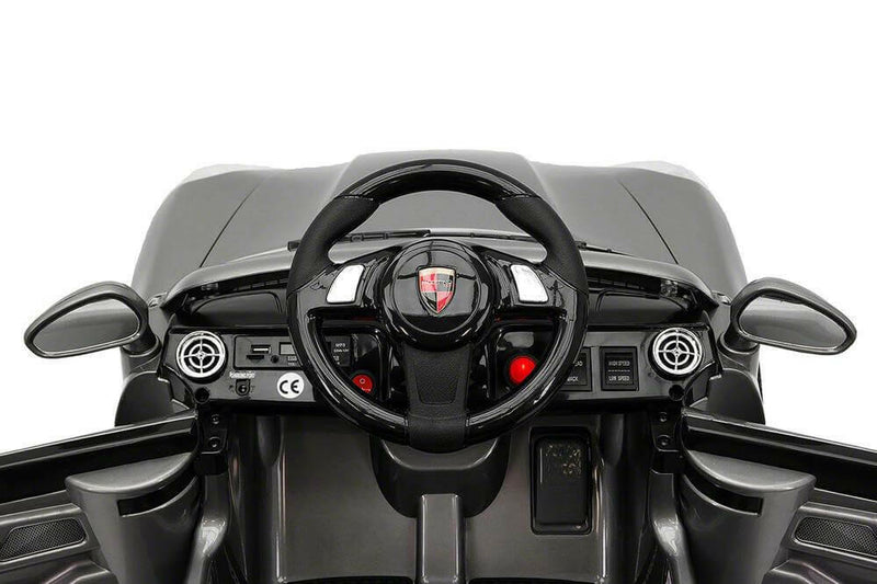 Roadster Electric 12V Ride-On Car w/ Parental Remote, MP3, LED Lights - Kids Eye Candy