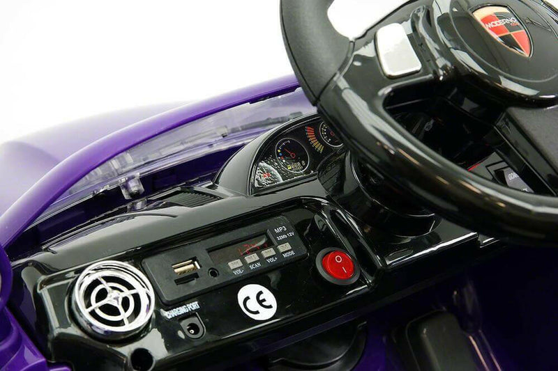 12V Licensed Kids Roadster Ride-On Car With R/C Remote MP3 LED Lights - Kids Eye Candy