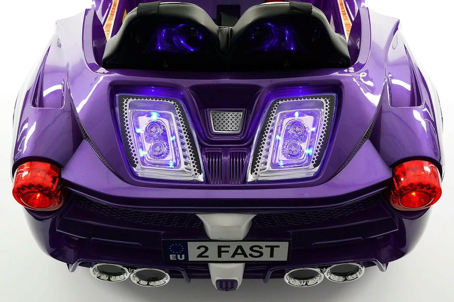 Spider GT 12V Ride-On Car w/ Parental Remote, MP3, Butterfly Doors, LED Lights - Kids Eye Candy 