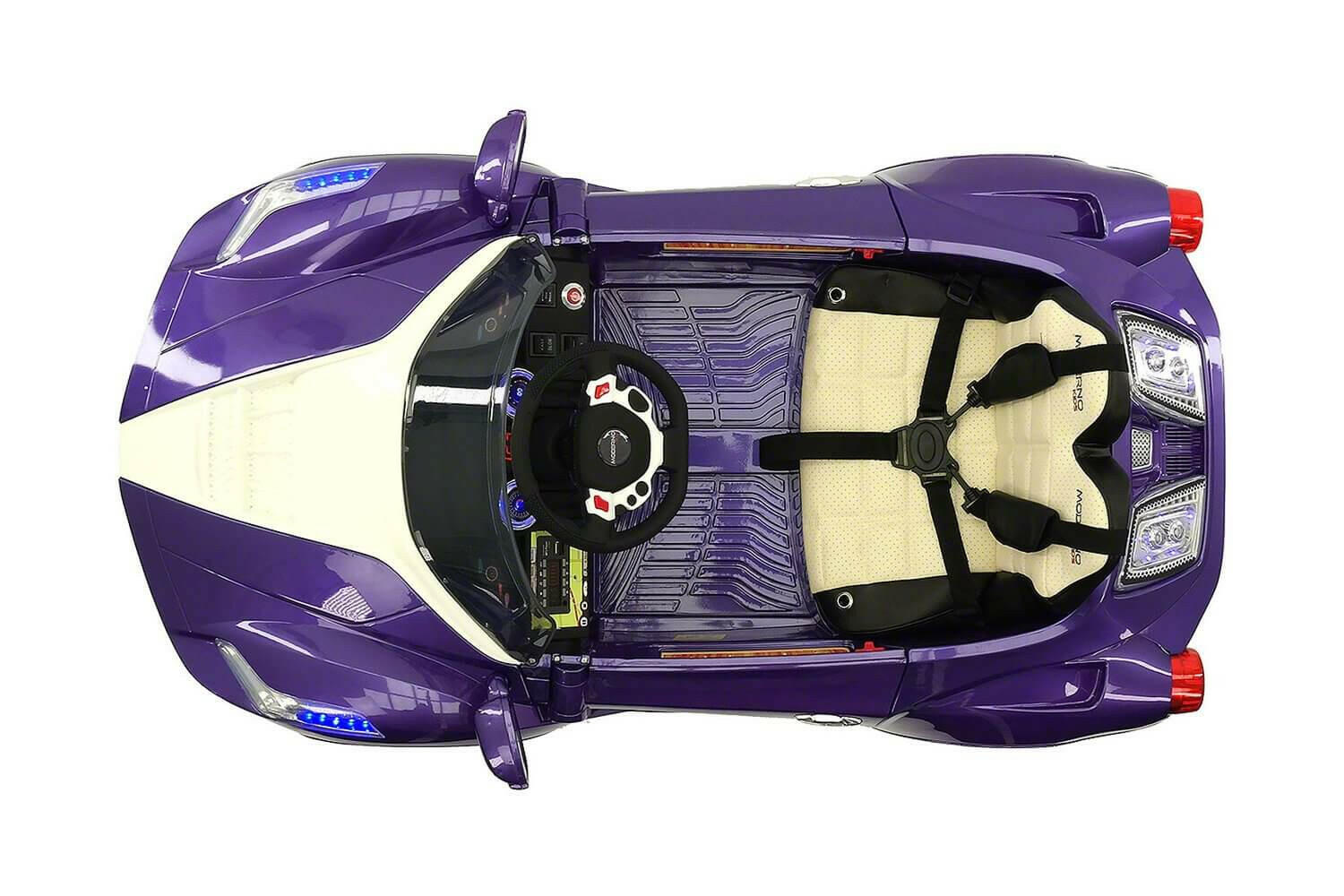 Spider GT 12V Ride-On Car w/ Parental Remote, MP3, Butterfly Doors, LED Lights - Kids Eye Candy 