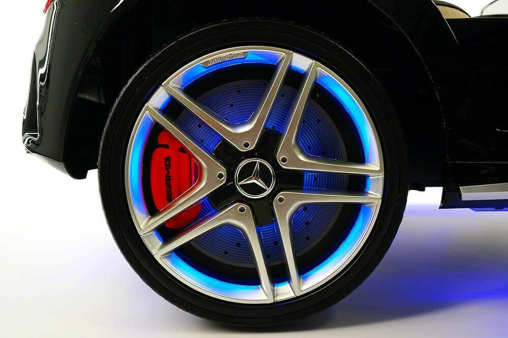 Mercedes Kids 12V CLA45 Ride-On Car Parental Remote, MP3, Leather Seats, LED - Kids Eye Candy