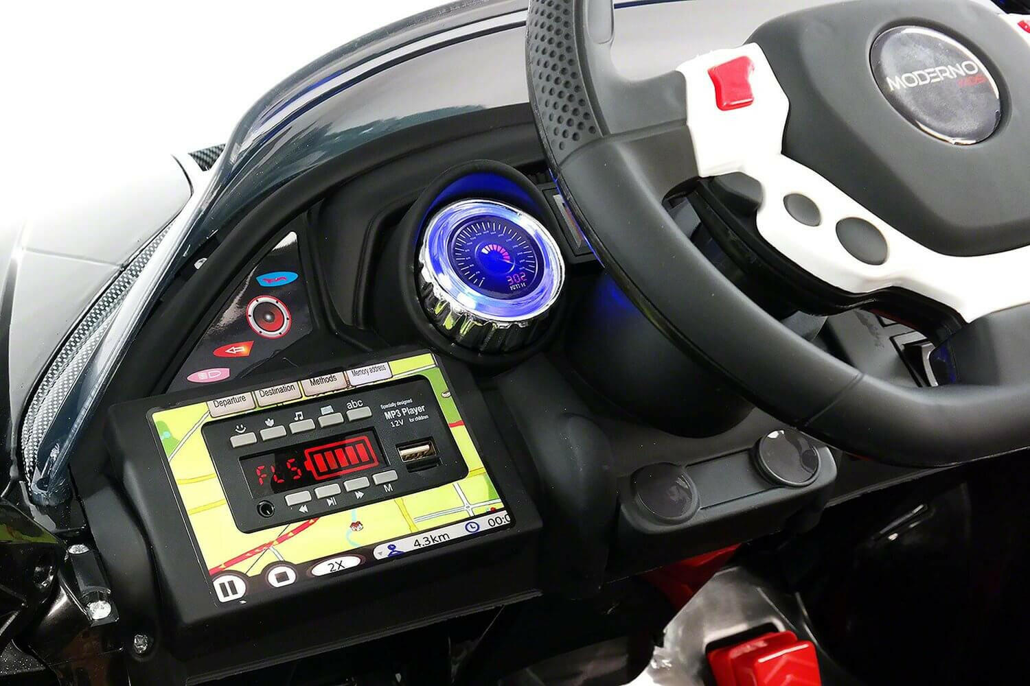 Spider GT 12V Ride-On Car w/ Parental Remote, MP3, Butterfly Doors, LED Lights - Kids Eye Candy 