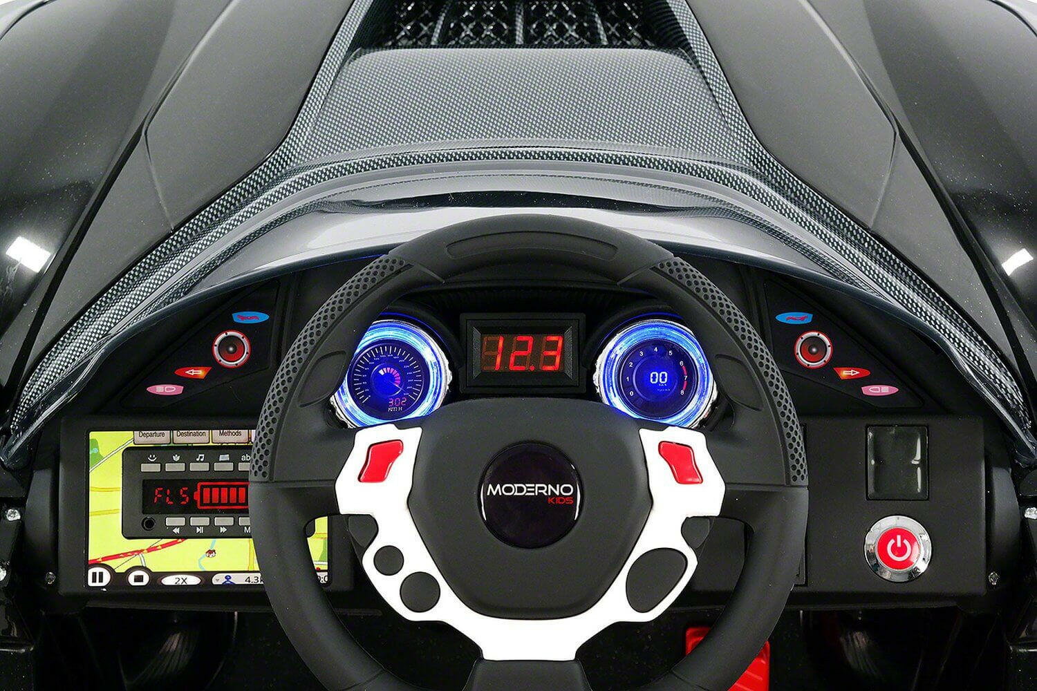 Spider GT 12V Ride-On Car w/ Parental Remote, MP3, Butterfly Doors, LED Lights - Kids Eye Candy 