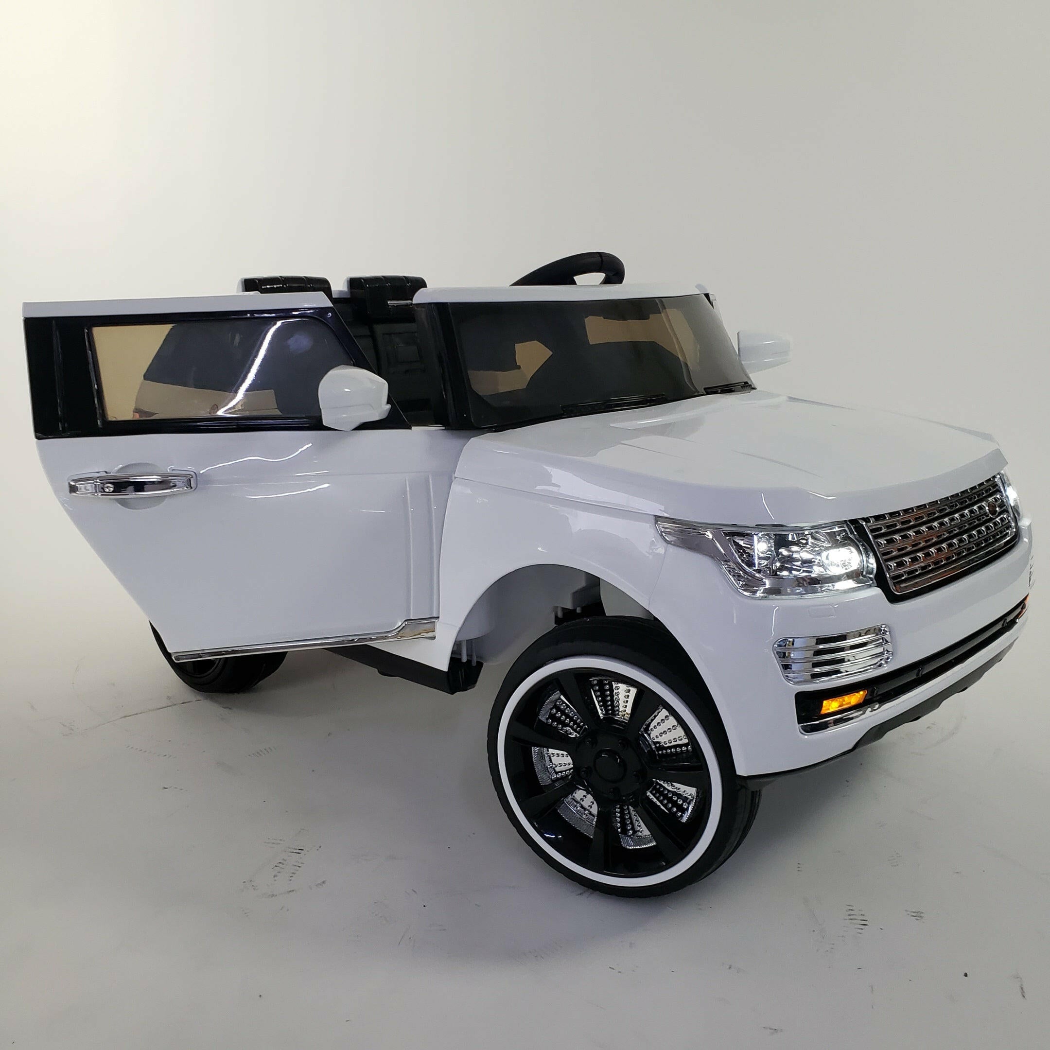 Range Rover SUV Kids 12V Ride-On Car Two-Seater w/ Parental Remote, MP3, LED Lights - Kids Eye Candy 