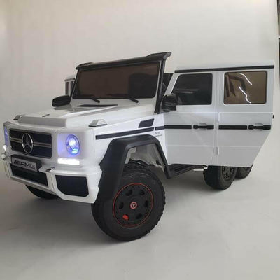 24v Mercedes G63s Amg Ride-on Six Wheel Drive R C Mp3 Led Lights