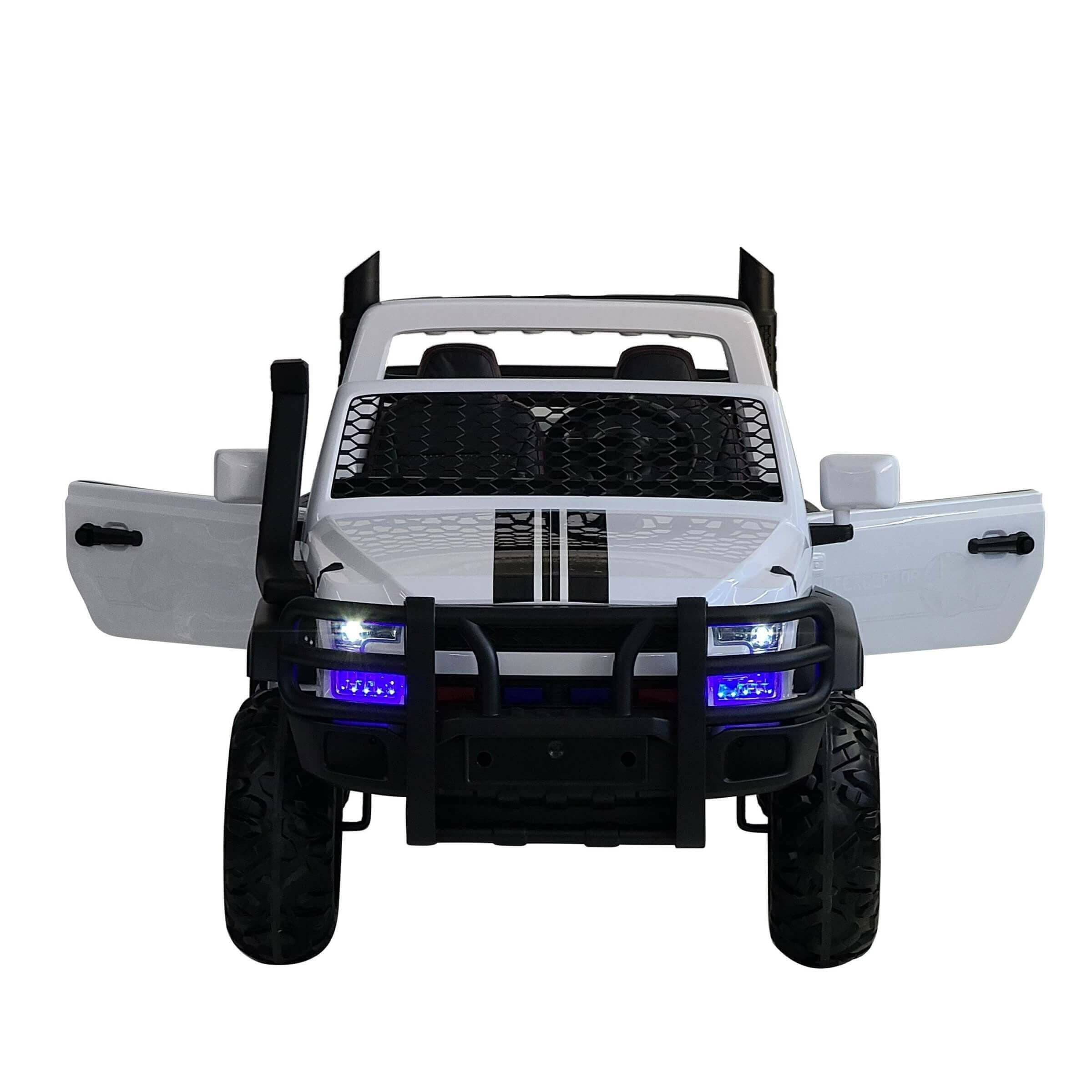 Monster Truck Kids 24V Ride-On Two Seater with Parental Remote MP3 LED - Kids Eye Candy