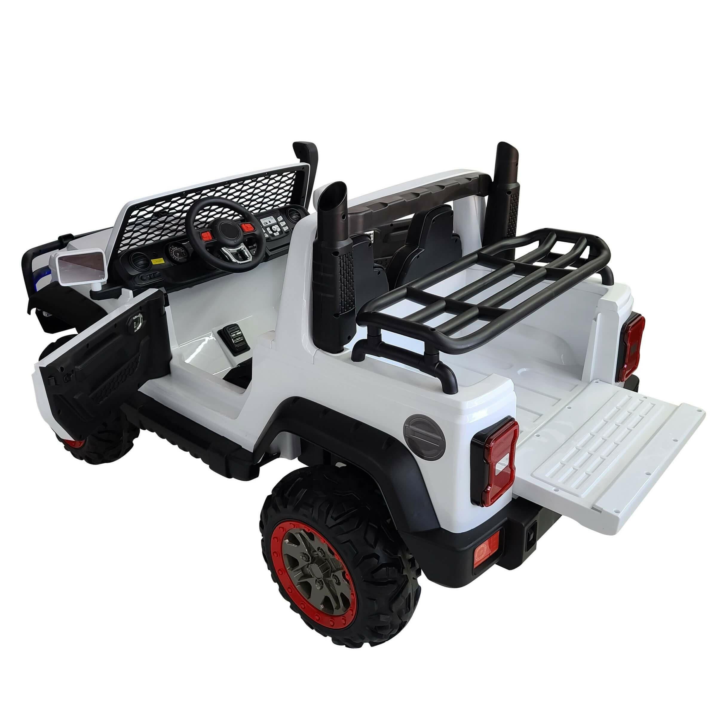 Monster Truck Kids 24V Ride-On Two Seater with Parental Remote MP3 LED - Kids Eye Candy