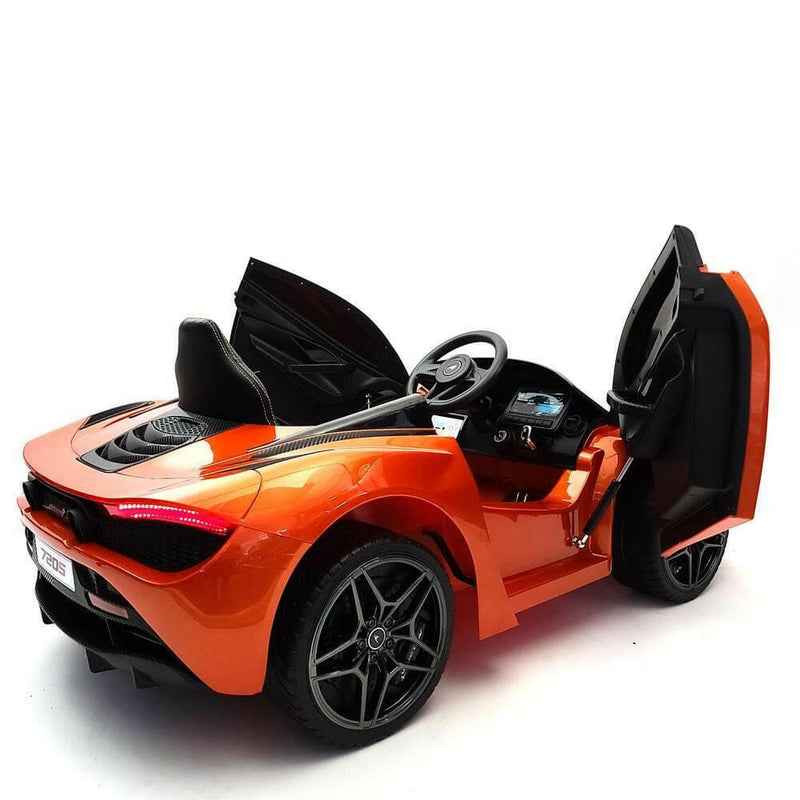 McLaren Kids 12V Ride-On Car Parental Remote, MP3, Leather Seats, LED Lights - Kids Eye Candy